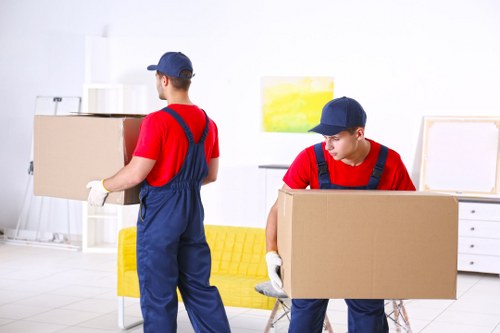 Furniture being carefully moved by professionals in Waltham Forest